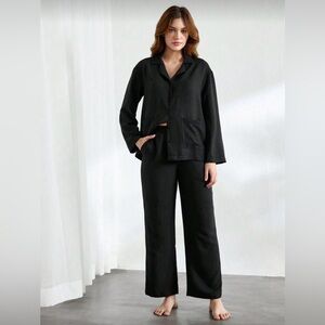 Chic Black Lounge Set